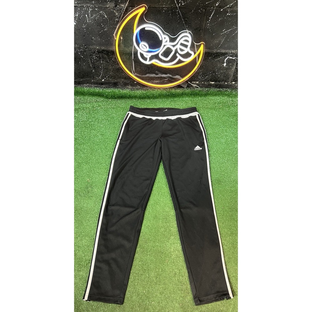 Adidas Climacool Womens Black White Stripe Track Pants M6403 APU002 Large